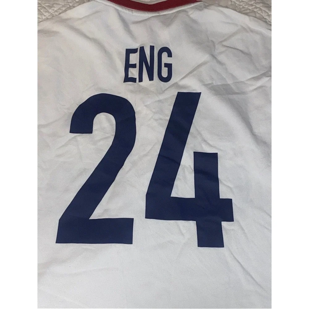 Polo Ralph Lauren England Polo Shirt Mens XXL White Red Blue Crest ENG 24 Logo